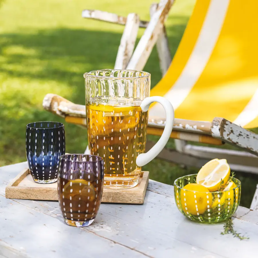Perle Apple Green Glass Tumbler Set - Image 26