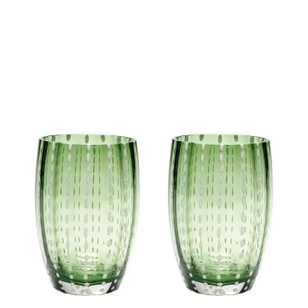 Perle Apple Green Glass Tumbler Set - Image 27