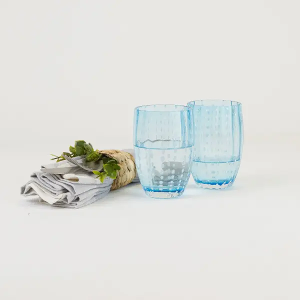 Perle Apple Green Glass Tumbler Set - Image 4