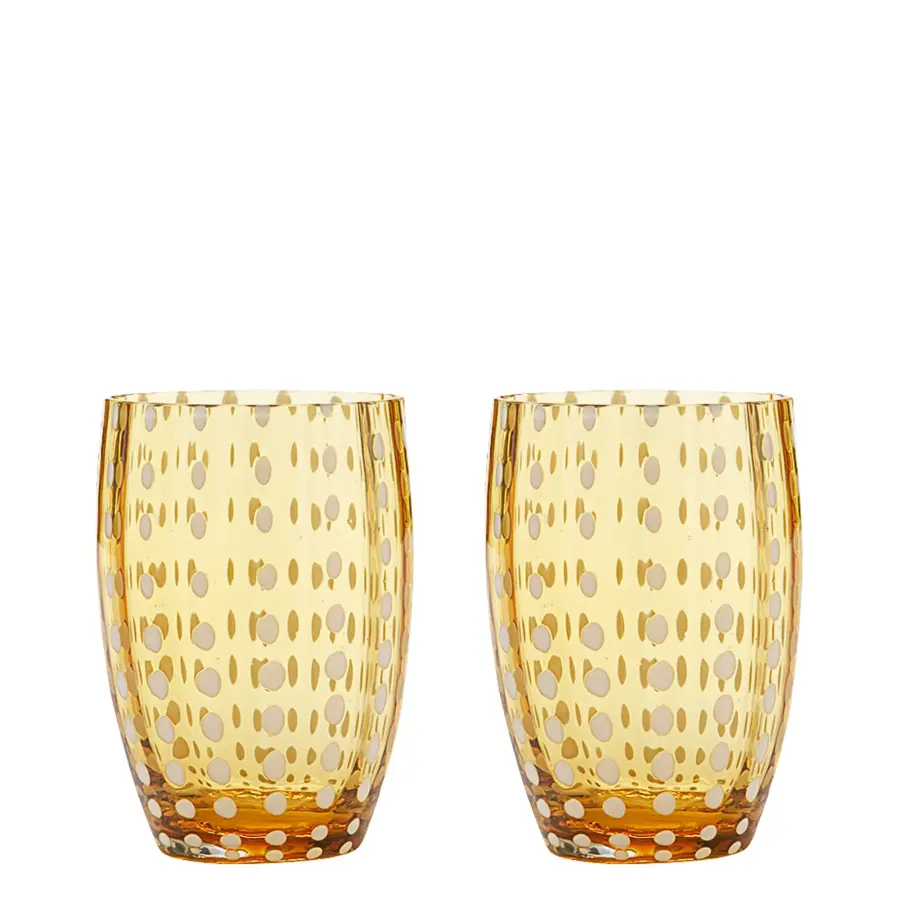 Perle Apple Green Glass Tumbler Set - Image 6