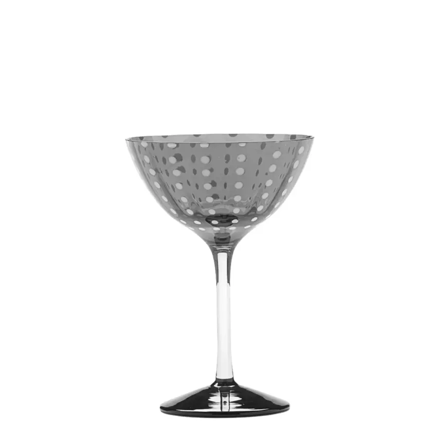 Perle Blue Cocktail Goblet Set - Image 3