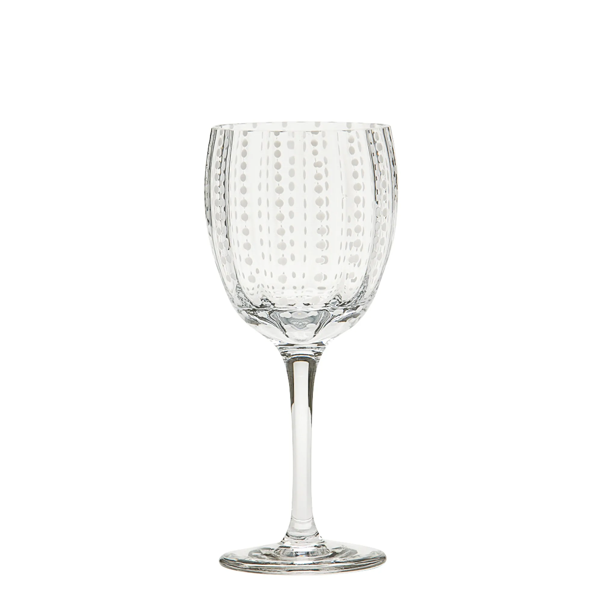 Perle Wine Goblet Set - Gray