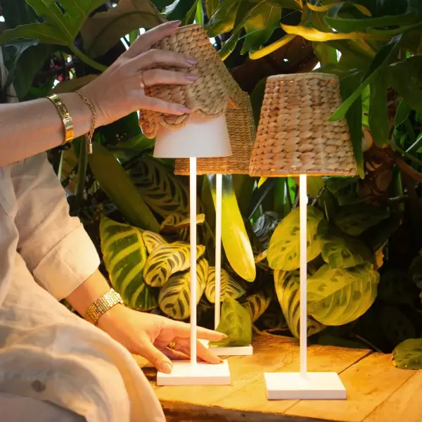 Empire Water Hyacinth Woven Lampshade - Image 3