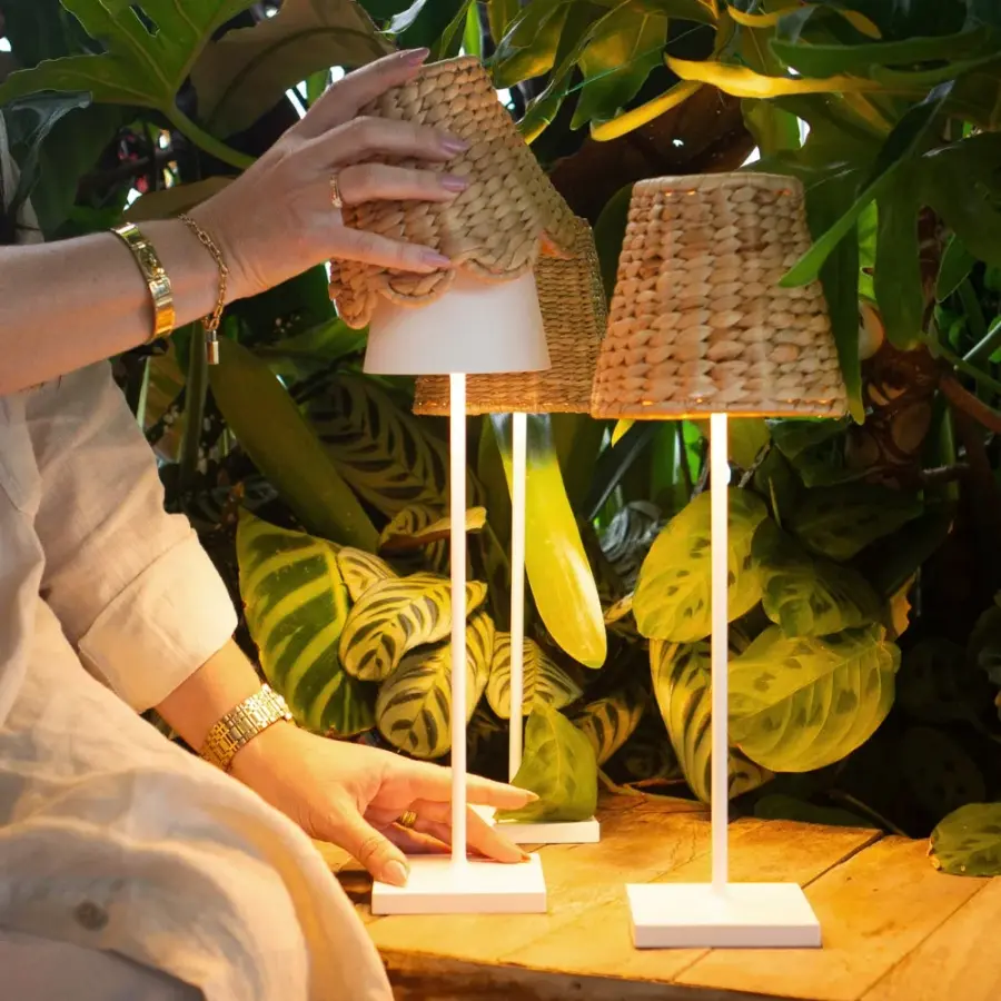 Empire Water Hyacinth Woven Lampshade - Image 3