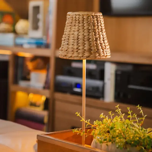 Empire Water Hyacinth Woven Lampshade - Image 4