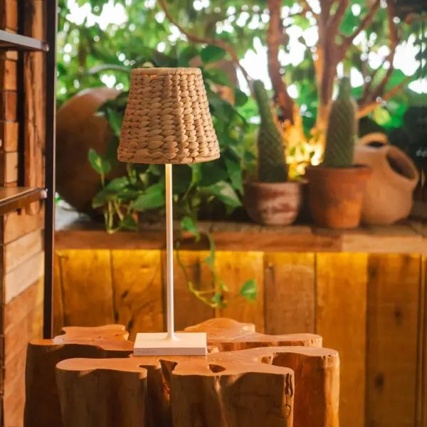 Empire Water Hyacinth Woven Lampshade - Image 5