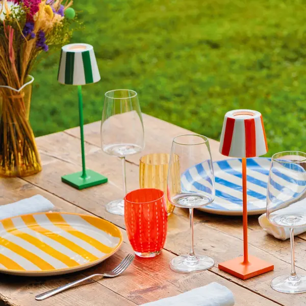 Poldina Micro Lido Shade - Light Blue Stripes - Image 15