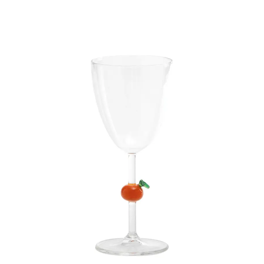 Teca Frutta Goblet with Orange Accent - Image 5