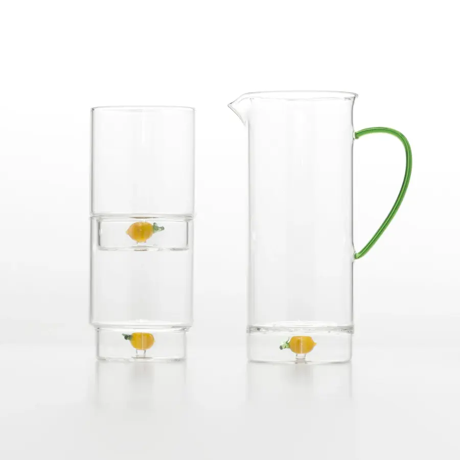 Teca Frutta Carafe with Orange & Lemon Design - Image 3