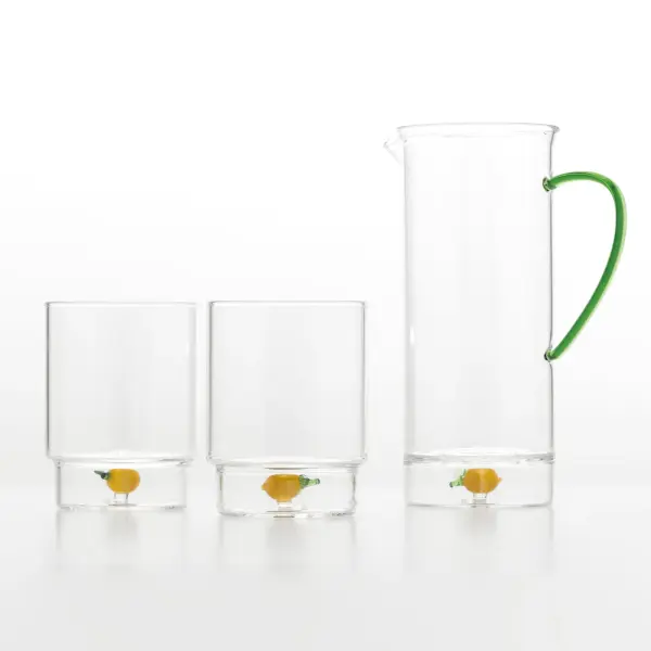Teca Frutta Carafe with Orange & Lemon Design - Image 4