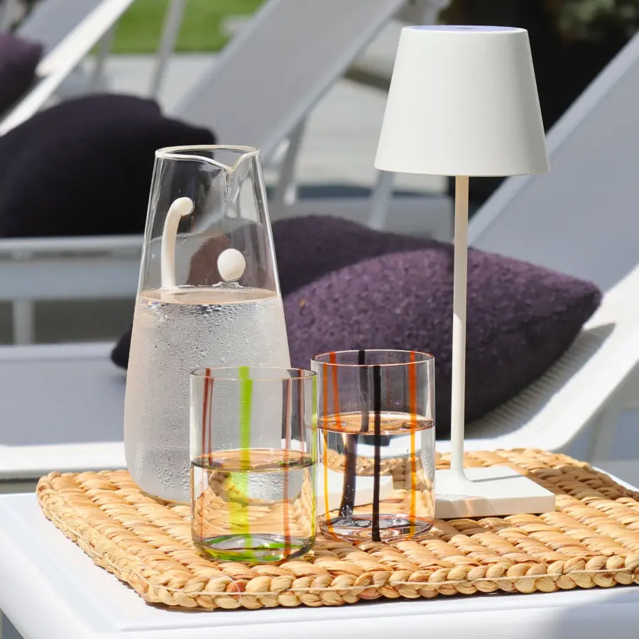 Tirache Aquamarine Tumbler Set - Image 19