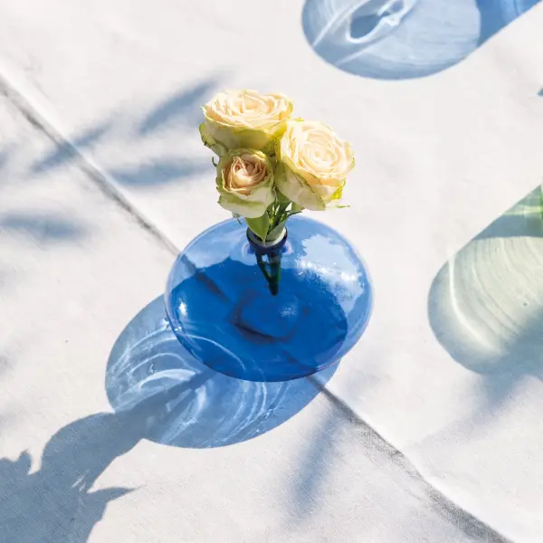 Un Fiore Glass Vase 19cl - Gray - Image 12