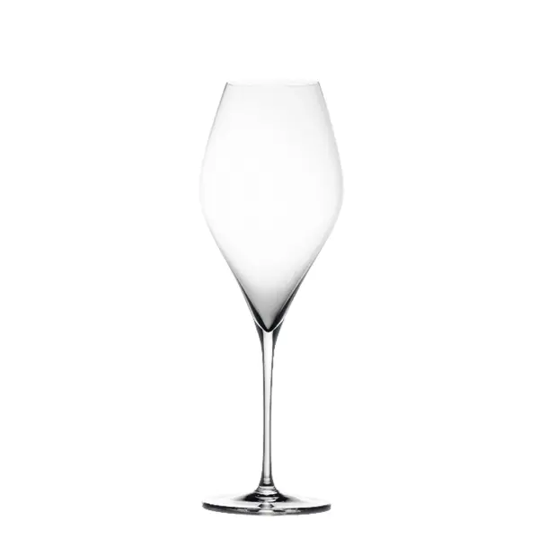 This set of six champagne flutes from the VEM collection combines generous 19oz capacity with sleek 10.5-inch height. Dishwasher safe for easy maintenance, these glasses bring sophistication to any celebration or dinner party.