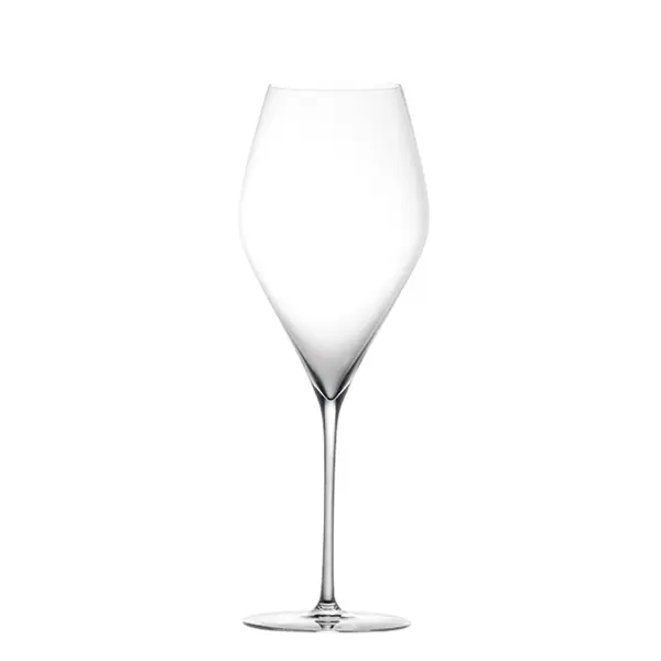This set of six champagne flutes from the VEM collection combines generous 23.7oz capacity with sleek 11-inch height. Dishwasher-safe convenience meets refined design for effortless entertaining.
