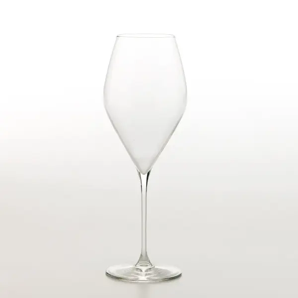This set of six champagne flutes from the VEM collection combines generous 23.7oz capacity with sleek 11-inch height. Dishwasher-safe convenience meets refined design for effortless entertaining. - alternate view