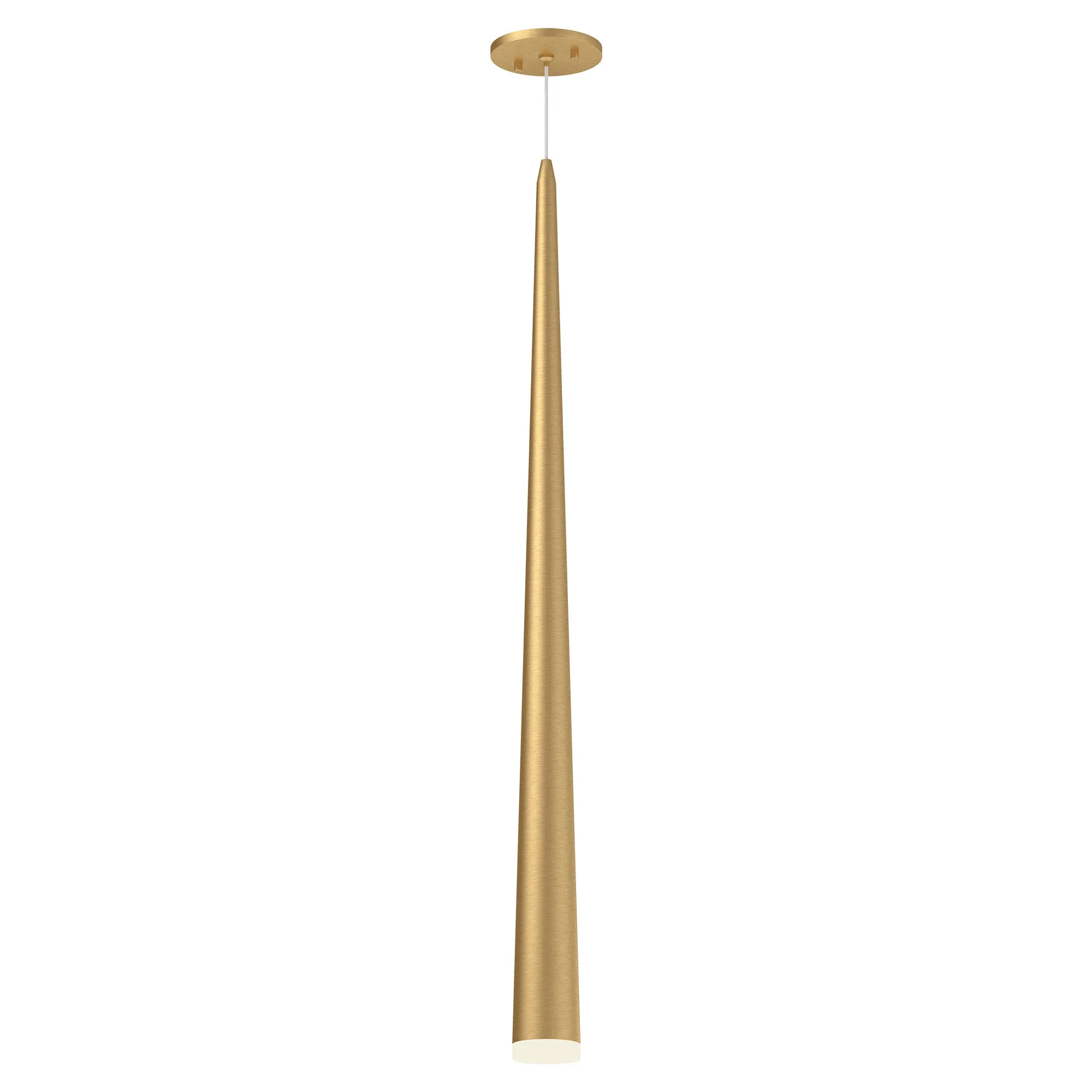 Mina LED Pendant in Brushed Nickel