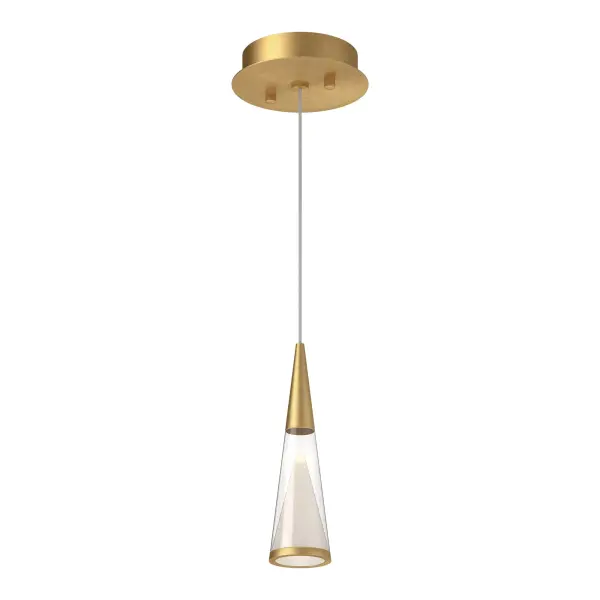 The Malabar 3-inch pendant combines contemporary design with practical LED technology. Its compact conical shape and chrome finish make it ideal for multiples over islands or as accent lighting in smaller spaces.