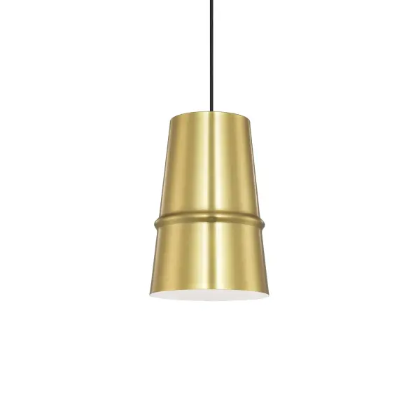 The Castor pendant delivers modern minimalist style with its powder-coated aluminum shade and cloth cable suspension. At 8 inches, it's perfectly sized for task lighting or clustered installations over islands and counters.