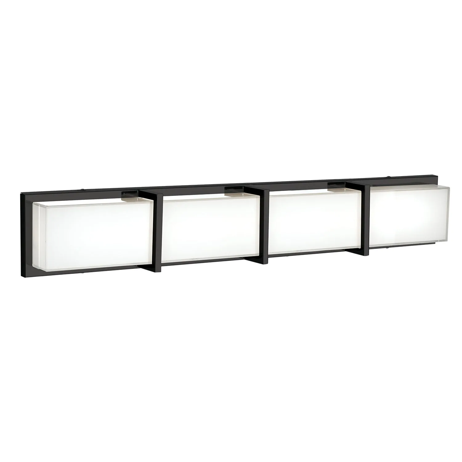Watford 35" LED Bathroom Vanity Light in Black