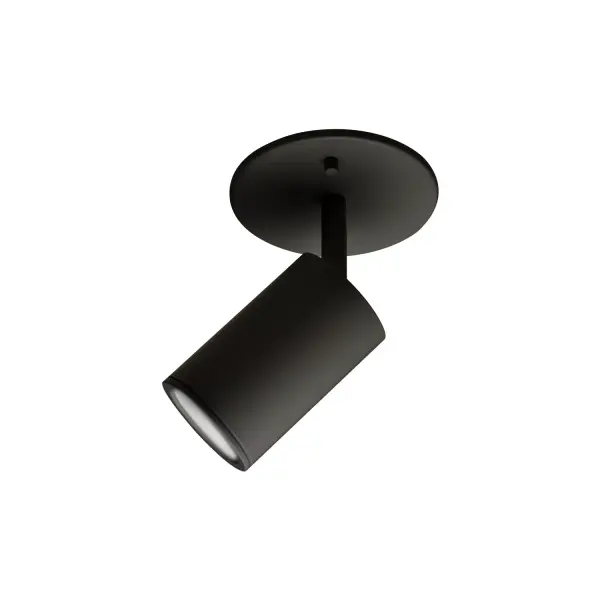 The Barclay 3-inch semi-flush mount offers directional lighting in a sleek cylindrical design. Its adjustable 90-degree head and compact footprint make it ideal for tight spaces requiring focused task lighting.