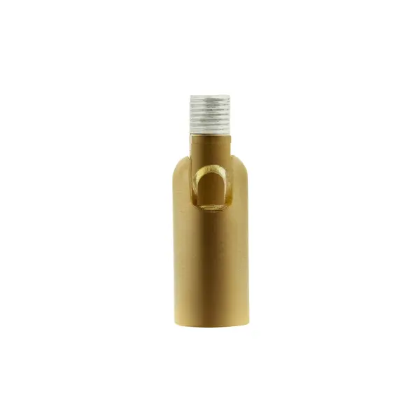 This 1-inch adaptor provides a seamless connection solution for contemporary lighting fixtures. Finished in brushed gold, it offers both functional utility and decorative appeal for indoor and outdoor applications.