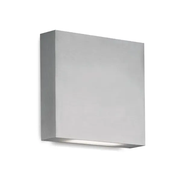 The Mica wall sconce combines minimalist design with versatile all-weather performance. Cast aluminum construction with powder-coated white finish and frosted optical lenses deliver even, warm illumination indoors or out.