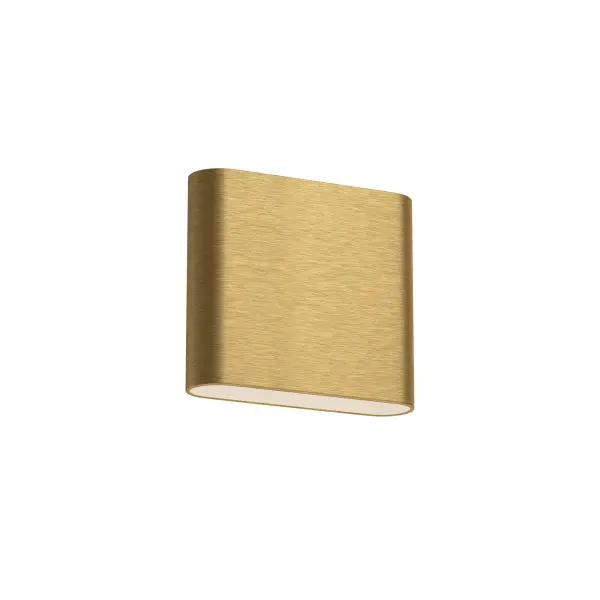 The Slate wall light combines minimalist design with versatile functionality. Its cast-aluminum construction and frosted optical lens deliver even illumination in any setting, from modern bathrooms to outdoor entryways. - alternate view