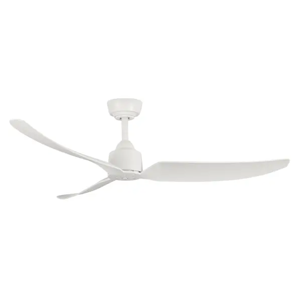 The Hugo combines modern elegance with smart technology in a 52-inch outdoor-rated design. Features brushed gold and matte black finish, six speeds, reversible operation, and Smart by Bond app control with included remote.