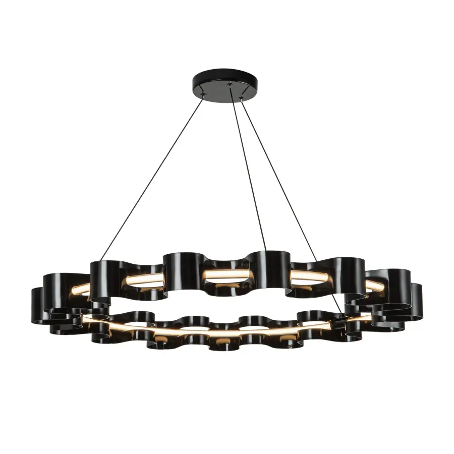 Nami LED Chandelier in Antique White