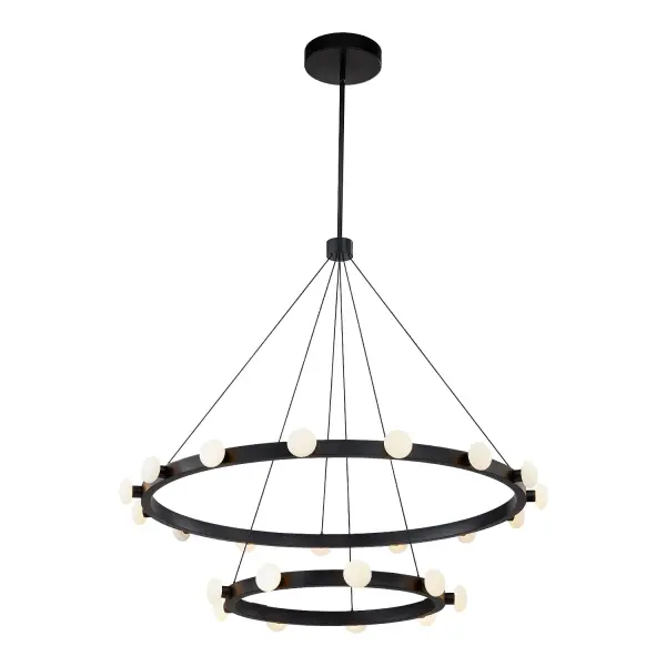 Rezz LED Chandelier in Black