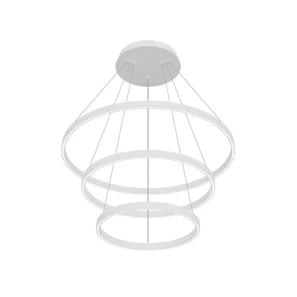 The Cerchio delivers modern sophistication with its geometric three-tier design and integrated LED technology. The extruded aluminum construction with flush silicone diffusers creates clean, even illumination perfect for contemporary spaces.