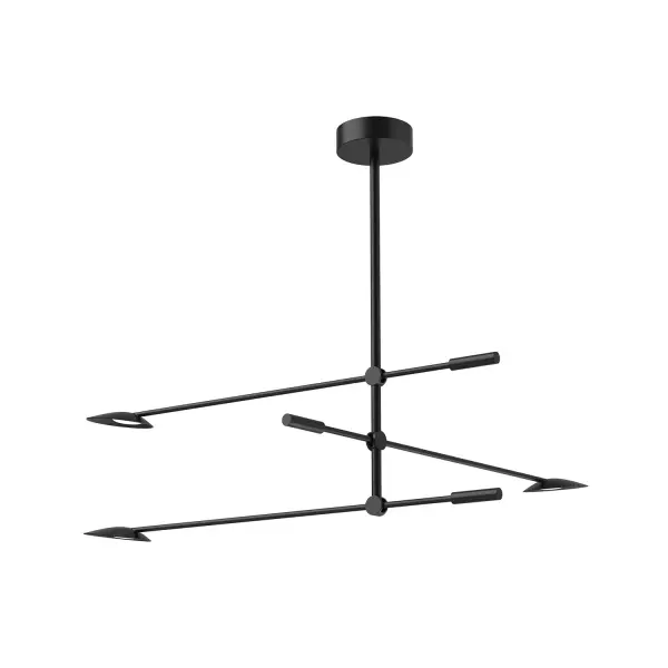 The Rotaire chandelier brings organic elegance to contemporary spaces with its flora-inspired design. Featuring integrated 3000K LED technology and flowing leaf-like forms, this 32-inch fixture balances minimalist aesthetics with natural beauty.