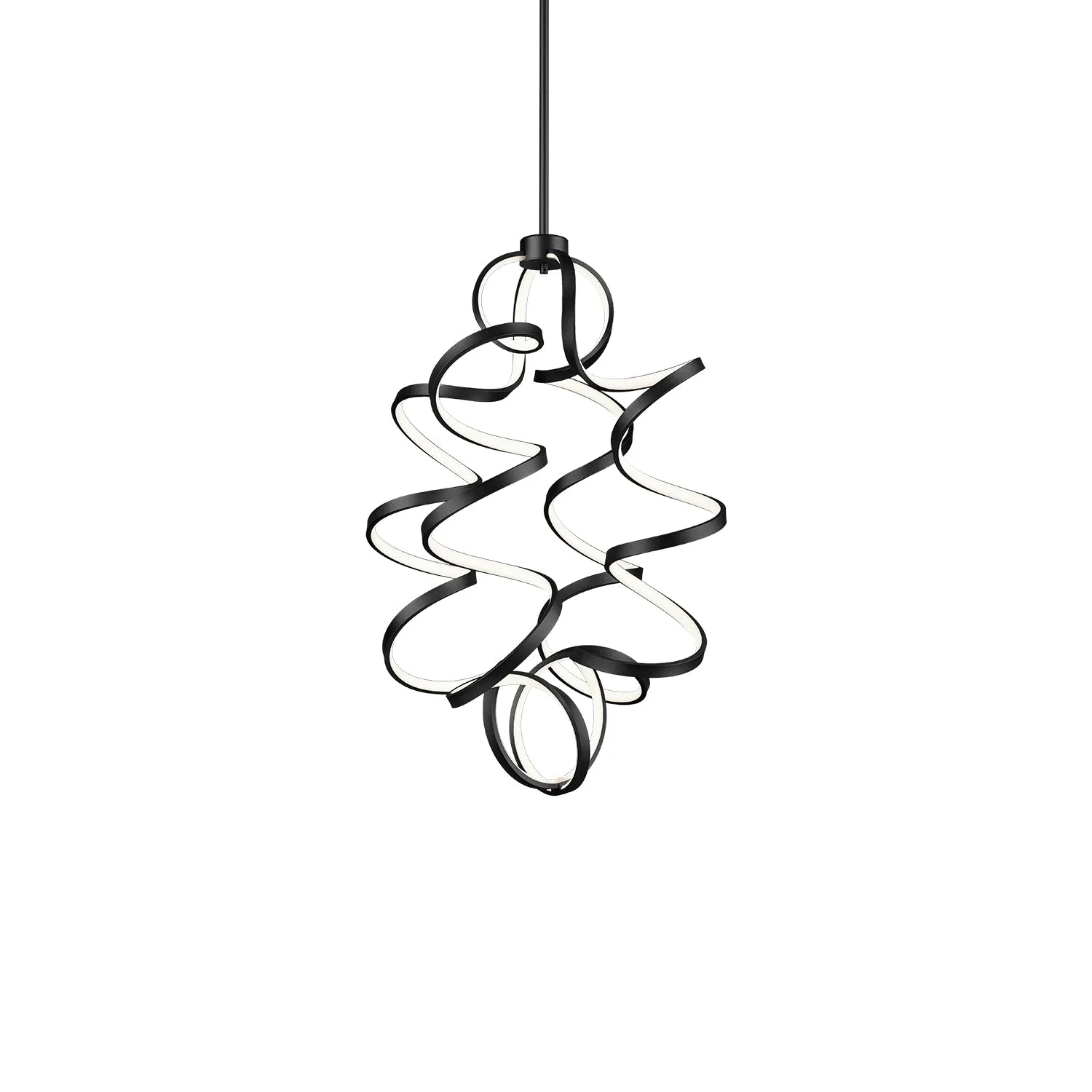 Synergy LED Chandelier in Black