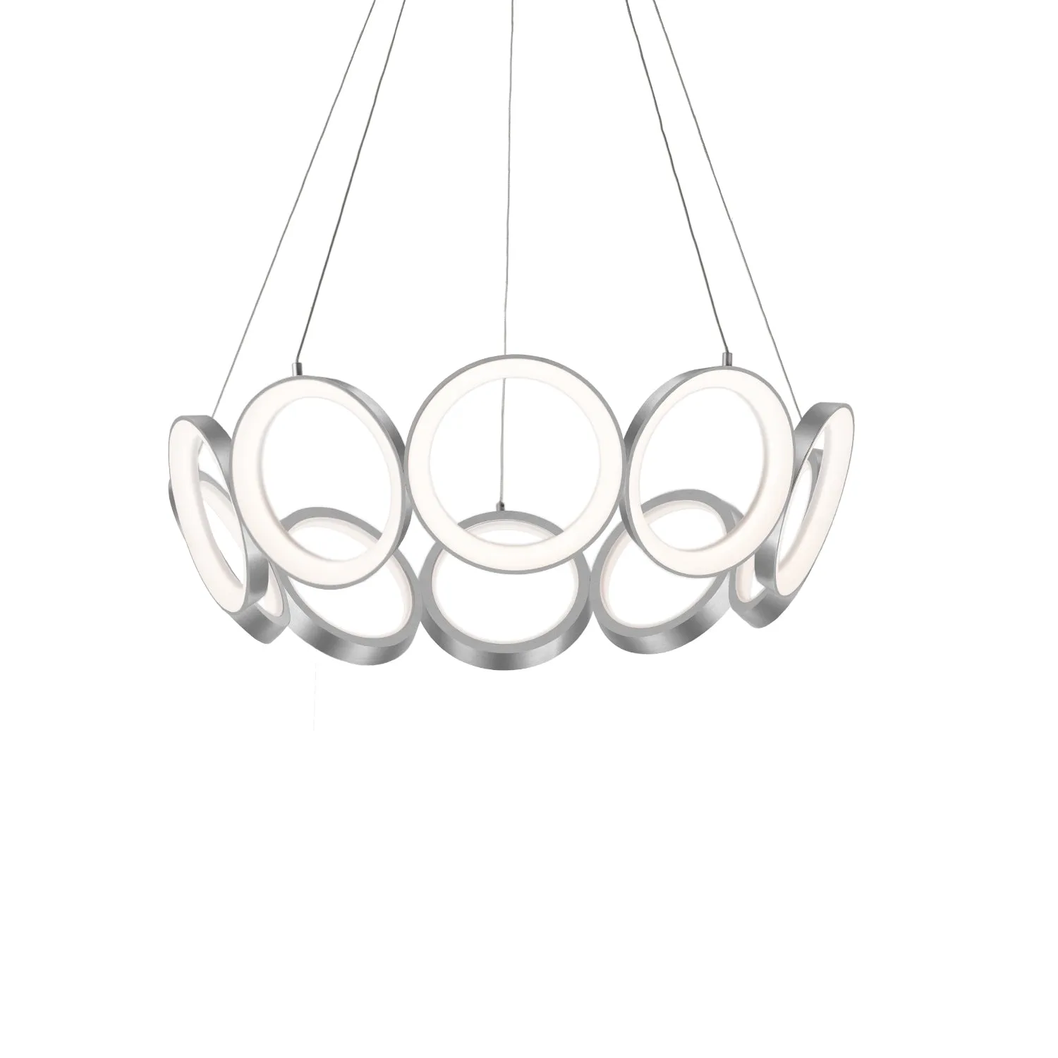 Oros LED Chandelier in Black