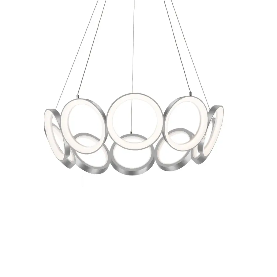Oros LED Chandelier in Black