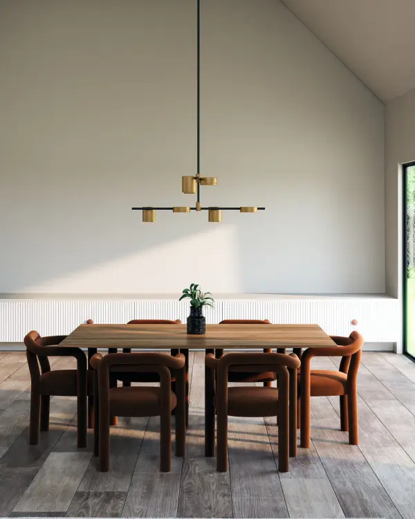 The Jayden brings organic movement to modern spaces with adjustable arms and frosted diffusers. Integrated LED provides warm, energy-efficient lighting while the sculptural design adds architectural interest. - alternate view