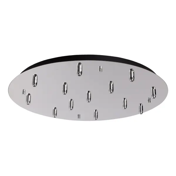 This 23-inch canopy system offers exceptional flexibility for creating custom multi-pendant arrangements. Combine multiple line voltage pendants on one elegant canopy for a cohesive, designer look in any space. - alternate view