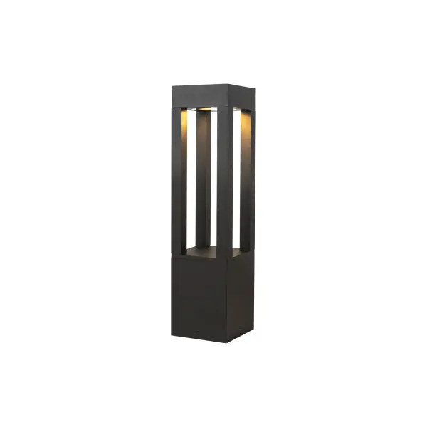 The Napa 24" bollard combines architectural design with high-powered LED technology. Its die-cast aluminum construction and four rectangular openings create dramatic downward and ambient lighting for walkways and paths.