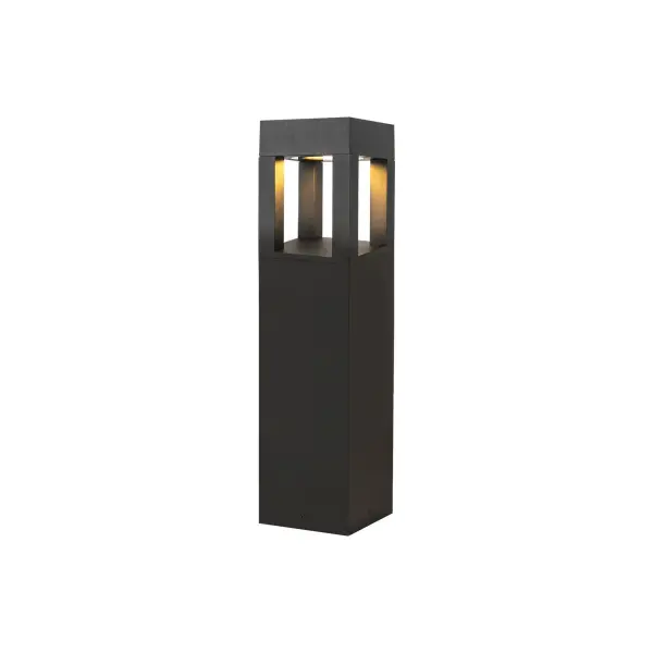 The Sonoma 24" bollard combines contemporary design with high-performance LED technology. Its die-cast aluminum construction and IK10 impact rating ensure durability, while four rectangular openings create beautiful downward and ambient lighting.