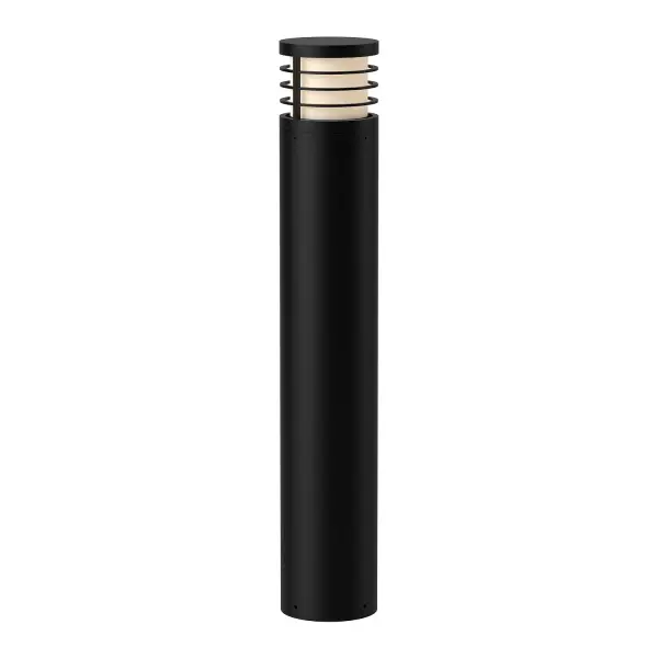 The Blaine 37" bollard combines architectural design with high-power LED technology. Its die-cast aluminum construction and frosted diffuser deliver 360-degree illumination perfect for walkways and landscape lighting.