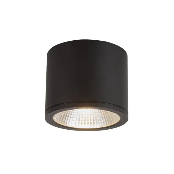 The Nordic cylinder collection provides simple, reliable performance both indoor and outdoor. Designed to meet a variety of indoor and outdoor needs, this collection features endless possibilities for applications. Available in 3", 4", and 5" diameter cylinders with a standard 36° optics angle. Available in several sleek exterior rated finishes. Collection: Nordic Finish: Black Glass: Clear Glass Width: 5.00" Height: 4.00" Length: 5.00" Maximum Wattage: 15.00 W Bulb Type: Module Bulb Base: AC Light Source: LED Light Output: 1575.00 lm Delivered Lumens: 1120.00 lm Color Temperature: 3000 K CRI: 90 Rated Average Life: 50,000 Voltage: 120.00 V Material: Aluminum + Glass Country of Origin: China Safety Listing: ETL Safety Rating: Wet LED Spec Sheet Instructions