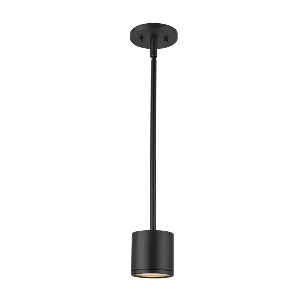 The Nordic cylinder collection provides simple, reliable performance both indoor and outdoor. Designed to meet a variety of indoor and outdoor needs, this collection features endless possibilities for applications. Available in 3", 4", and 5" diameter cylinders with a standard 36° optics angle. Available in several sleek exterior rated finishes. Collection: Nordic Finish: Black Glass: Clear Glass Width: 3.63" Height: 3.50" Length: 3.63" Wire: 72" Rod: 46" (3x12" + 1x6" + 1x4") Canopy: D4.375" x H0.5" Maximum Wattage: 10.00 W Bulb Type: Module Bulb Base: AC Light Source: LED Light Output: 1050.00 lm Delivered Lumens: 617.00 lm Color Temperature: 3000 K CRI: 90 Rated Average Life: 50,000 Voltage: 120.00 V Material: Aluminum + Glass Country of Origin: China Safety Listing: ETL Safety Rating: Wet LED Spec Sheet Instructions