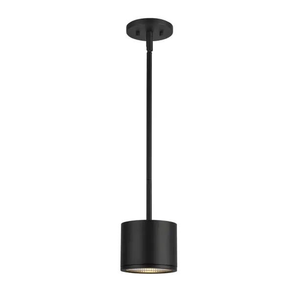 The Nordic cylinder collection provides simple, reliable performance both indoor and outdoor. Designed to meet a variety of indoor and outdoor needs, this collection features endless possibilities for applications. Available in 3", 4", and 5" diameter cylinders with a standard 36° optics angle. Available in several sleek exterior rated finishes. Collection: Nordic Finish: Black Glass: Clear Glass Width: 5.00" Height: 4.00" Length: 5.00" Wire: 72" Rod: 46" (3x12" + 1x6" + 1x4") Canopy: D4.375" x H0.5" Maximum Wattage: 15.00 W Bulb Type: Module Bulb Base: AC Light Source: LED Light Output: 1575.00 lm Delivered Lumens: 1120.00 lm Color Temperature: 3000 K CRI: 90 Rated Average Life: 50,000 Voltage: 120.00 V Material: Aluminum + Glass Country of Origin: China Safety Listing: ETL Safety Rating: Wet LED Spec Sheet Instructions