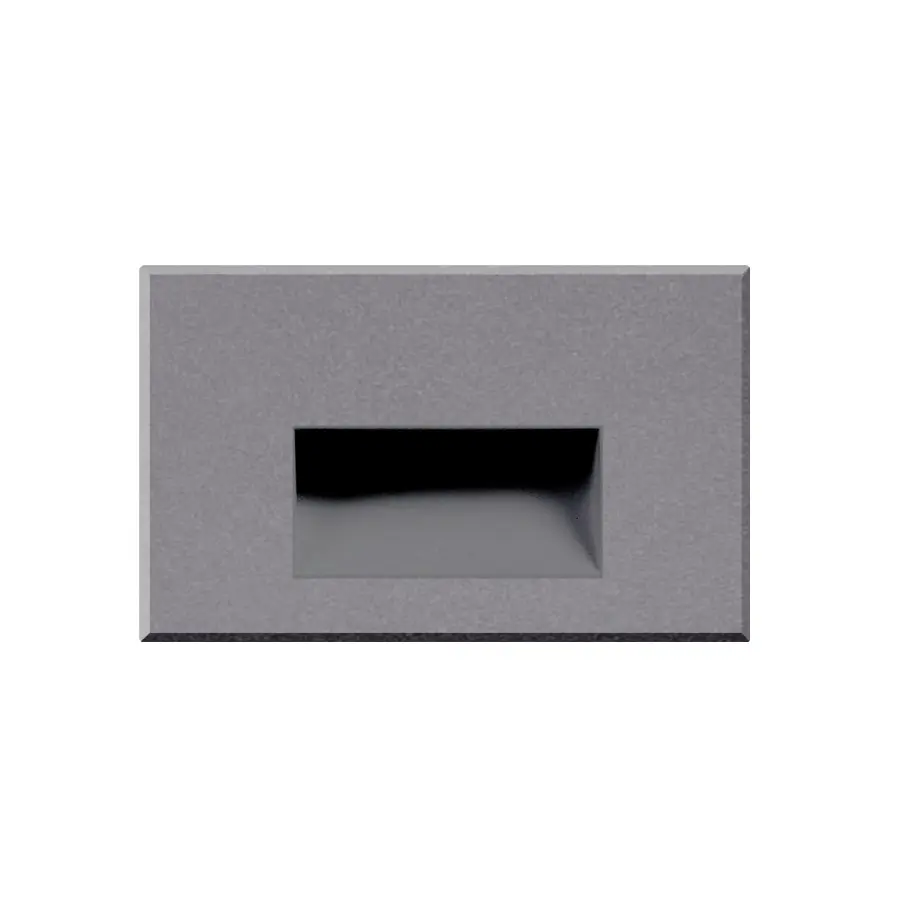 Sonic LED Recessed Step Light in Black