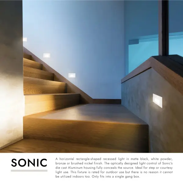 Sonic 3-Inch Exterior Wall/Step Light - Image 15