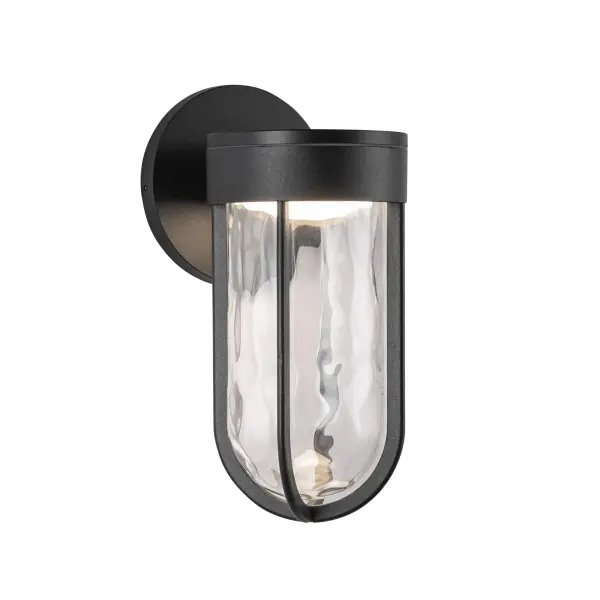 With a unique rounded metal frame and interior glass shell, this collection adds modern style to any exterior. Its style is matched by its function, providing ample illumination for all outdoor lighting needs. Integrated LED with 3000K Warm White Color Temperature Designed for any indoor or outdoor usage Modern, Contemporary Style with Decorative Details Installation hardware included Easy assembly instructions included in box Dimmable, see specs for detail Can be mounted down only