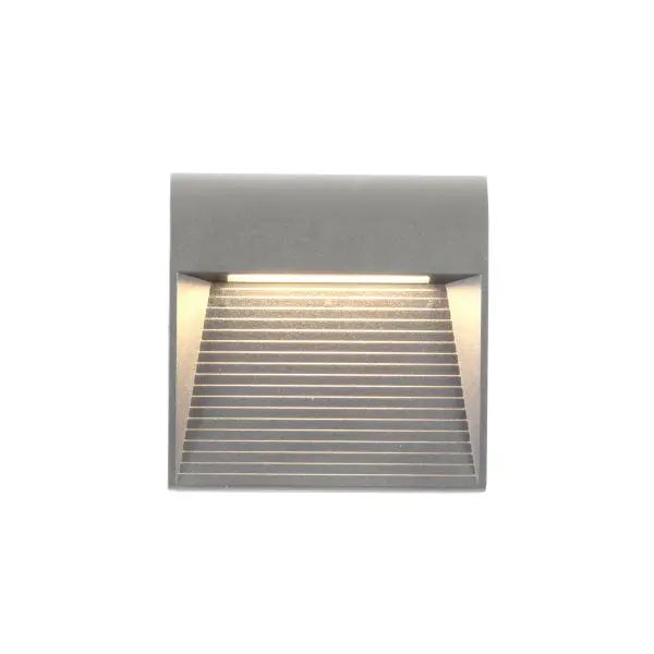 The Casa 5-inch wall sconce combines minimalist design with practical functionality. Its vanishingly thin profile and downward-directed LED light make it ideal for egress and courtesy lighting in any outdoor space.