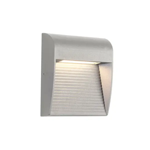 The Casa 5-inch wall sconce combines minimalist design with practical functionality. Its vanishingly thin profile and downward-directed LED light make it ideal for egress and courtesy lighting in any outdoor space. - alternate view