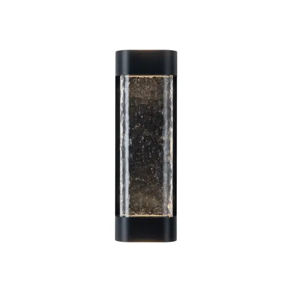 The Moondew combines formed aluminum with textured art glass for a contemporary look that works equally well indoors or out. Integrated LED with warm 3000K lighting and additional top/bottom illumination provide excellent coverage.