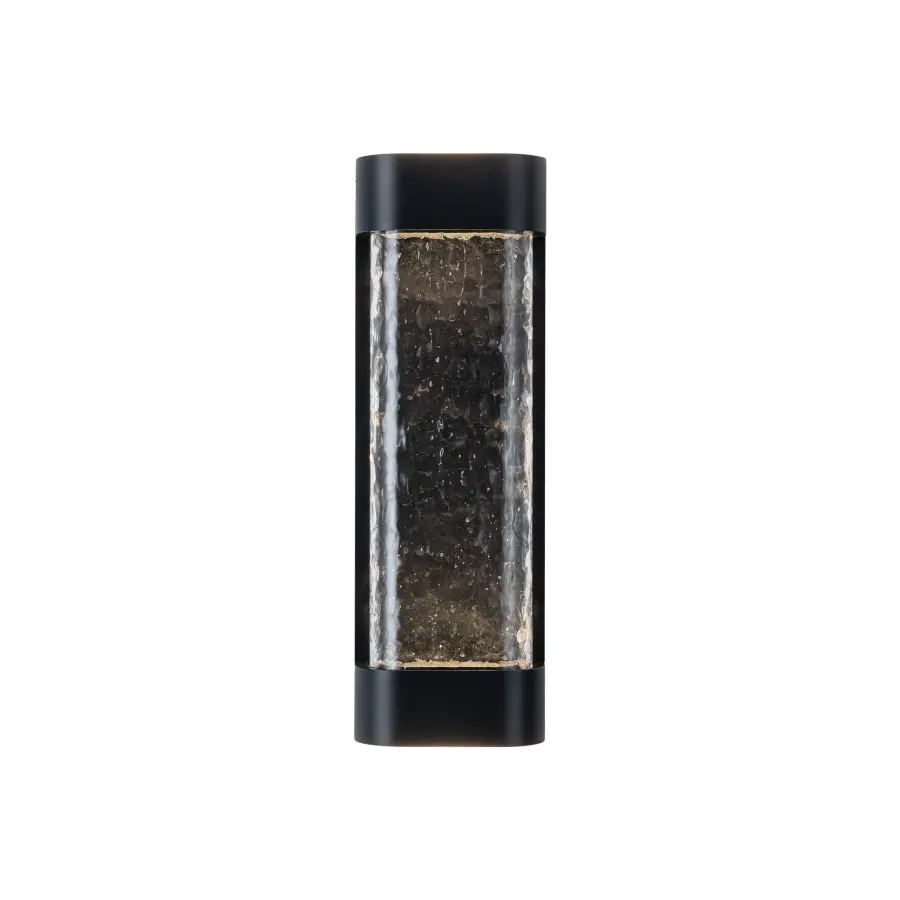 Moondew LED Exterior Wall Sconce in Black